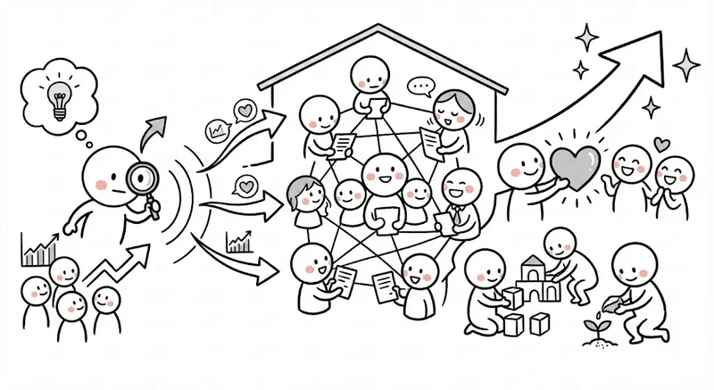 意思決定は顧客・市場起点 マーケティング組織開発パターン