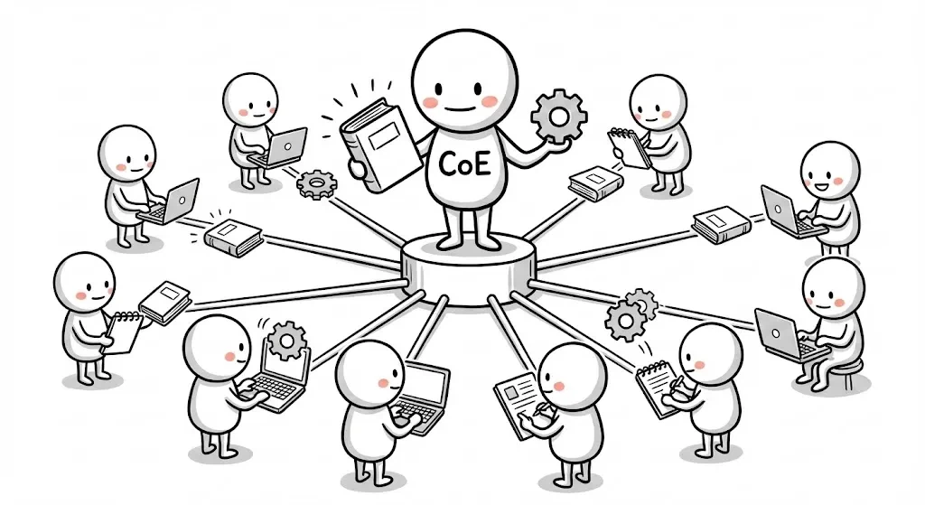 ハブ型組織の構築 マーケティング組織開発パターン