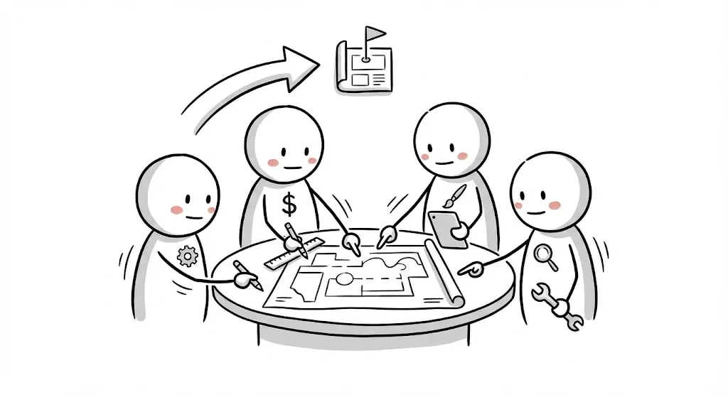 プロジェクト型横断チーム マーケティング組織開発パターン