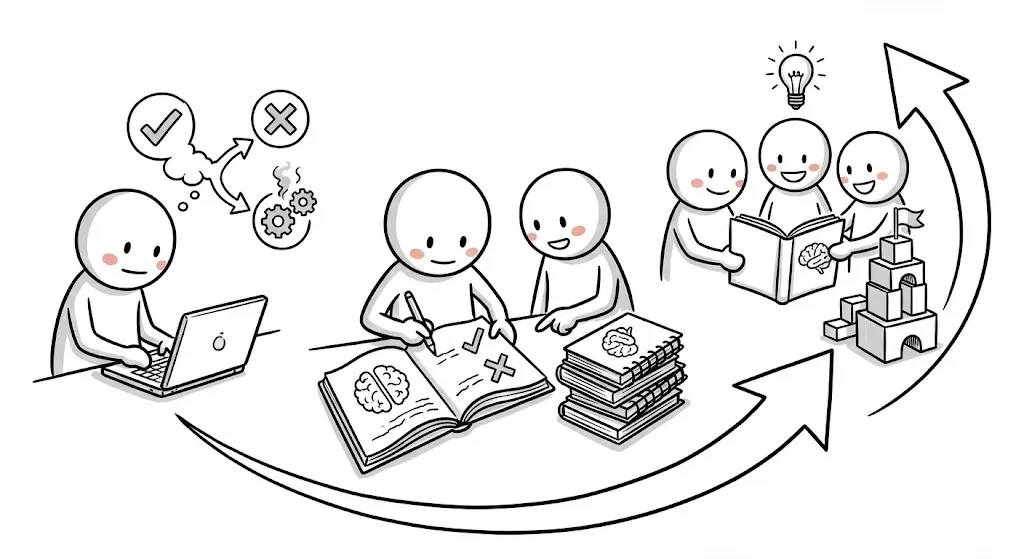 学習サイクルの構築 マーケティング組織開発パターン