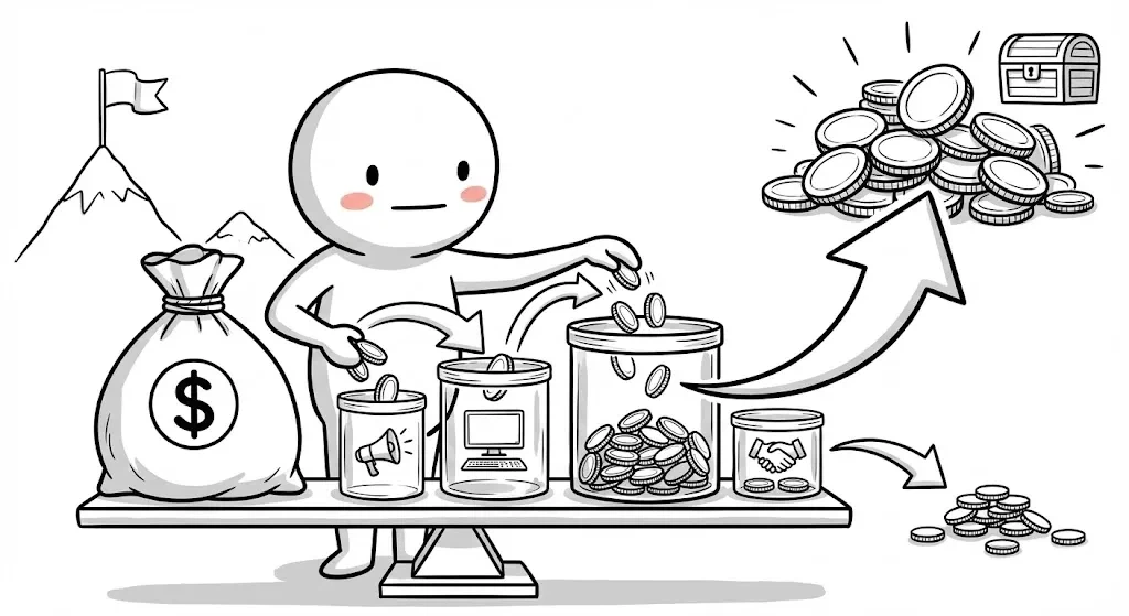 予算配分の最適化 マーケティング組織開発パターン