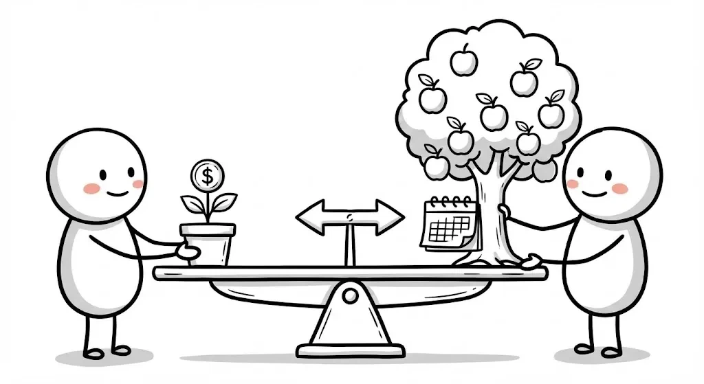 評価指標の時間軸調整 マーケティング組織開発パターン