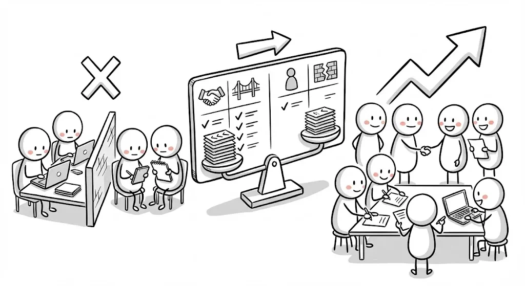 協働・越境を評価する制度 マーケティング組織開発パターン