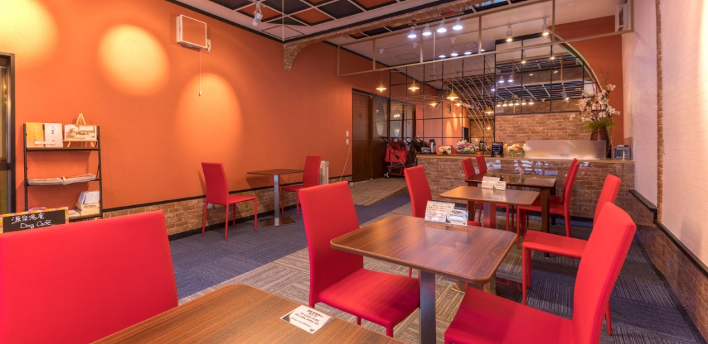 森山カフェの店内